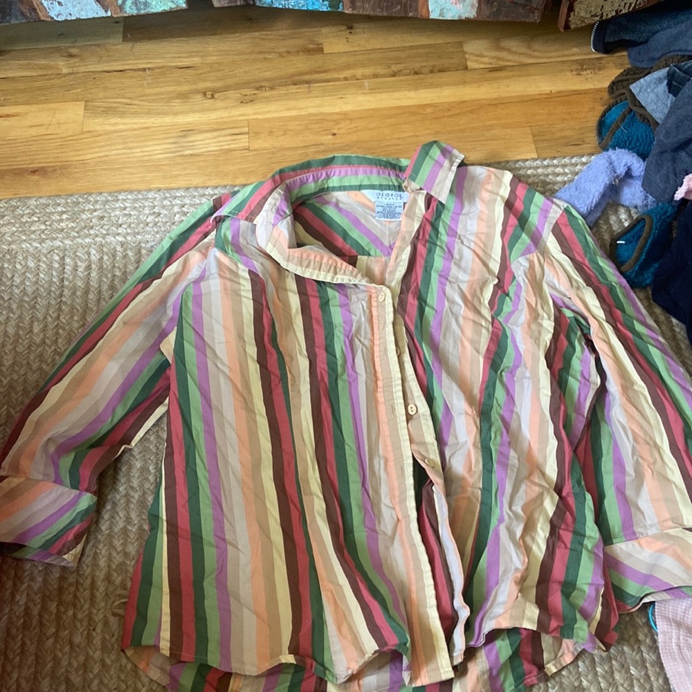 striped dress shirt
